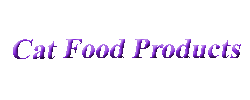 cat food products